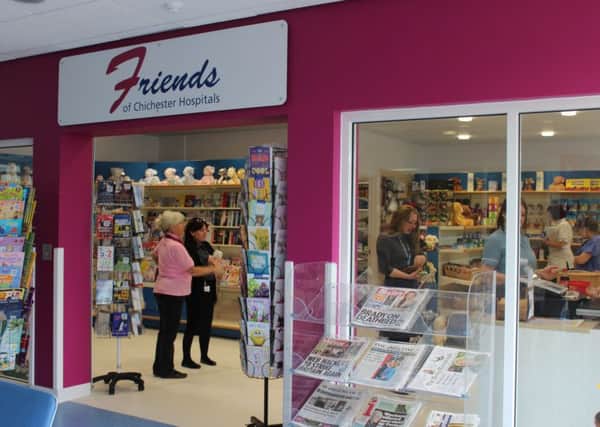 The new Friends' shop is located in outpatients