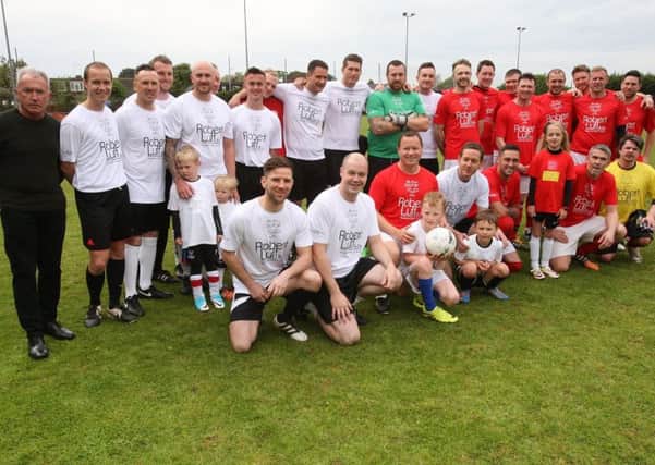 The event featured a rematch of a game played ten years ago. Pictures: Derek Martin