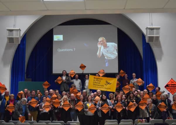 Brighton Lib Dems' general election campaign launch (photo submitted).