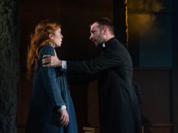 Lucy Kierl as Abigail William_Charlie Condou as Rev. Hale -Alessia Chinazzo