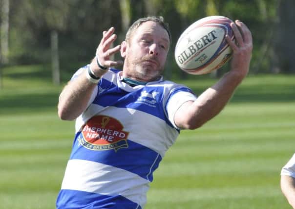 Hastings & Bexhill captain Jimmy Adams scored a hat-trick of tries. Picture courtesy Nigel Baker