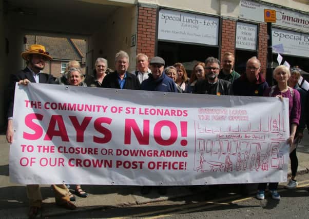 Campaigners in central St Leonards. Picture by Roberts Photographic