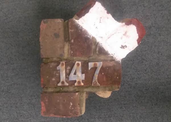The bricks that were dumped in Tangmere