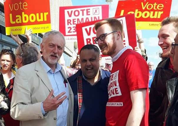 Jeremy Corbyn and Lloyd Russell-Moyle