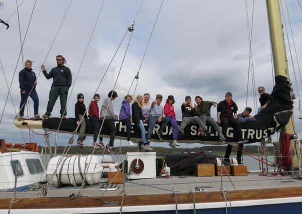 The students aboard the Faramir