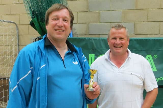Division Two singles winner Paul Hyland. Picture courtesy Mick Lane