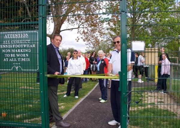 The grand opening at the Rookwood courts