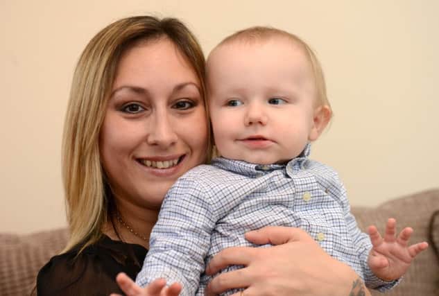 Tania Holmes's first baby, Blake, died of a bacterial infection called group B Strep in 2009. She had another son called Bailey (pictured) in 2014. Photo by Derek Martin