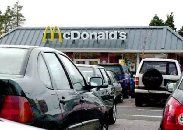 The McDonald's branch in Chichester Gate, Chichester, where the assault happened