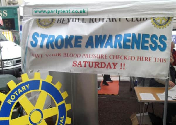 Bexhill Rotary Club are holding a Health Awareness Day next Saturday (May 20) SUS-170905-085148001