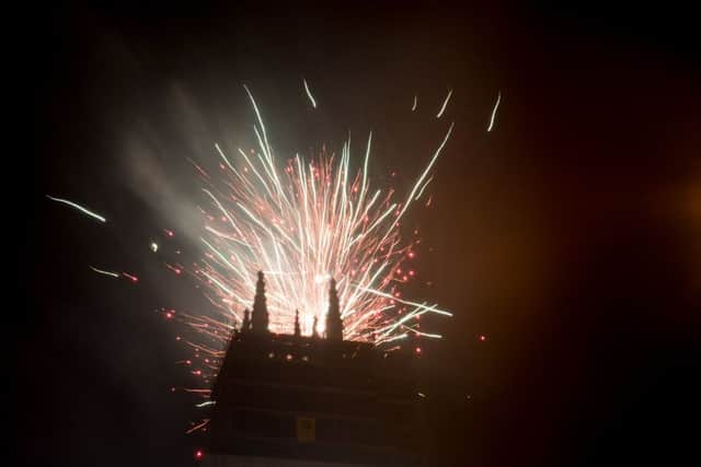 Fringe fireworks (Photograph: Rebecca Fitzgerald)