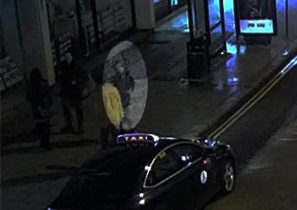 Police wish to speak to the man highlighted in the image as it is believed he may have some information that could help with the investigation. Photo courtesy of Sussex Police. SUS-170505-214131001