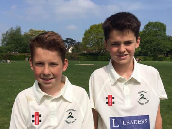 Alex Pedley and Patrick Stedman were debutants for the 4th XI