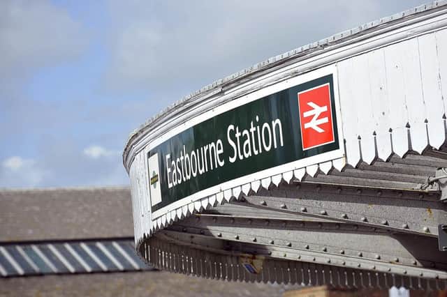 Eastbourne Railway Station SUS-151109-090236001