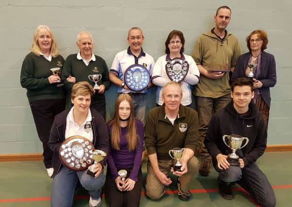 Bognor Archery Club's indoor championship winners