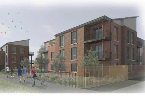 An artist's impression of new homes at Winterton Court, Horsham SUS-170905-170835001
