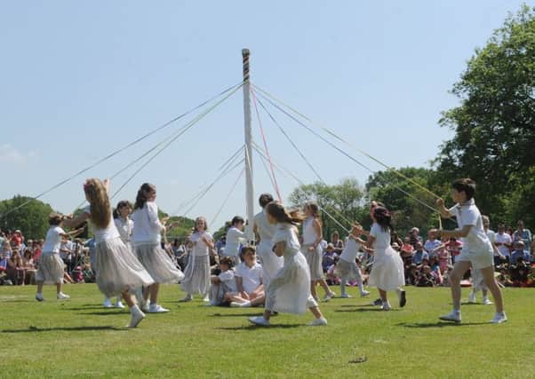 Fernhurst Primary School maypole dancers