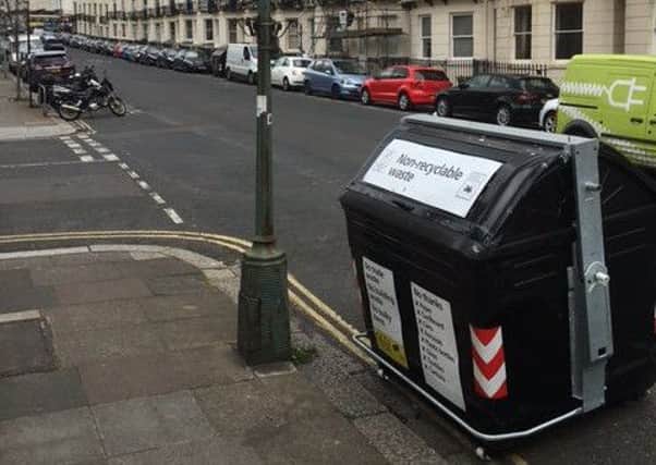 The new bins set to be rolled out in Brighton and Hove