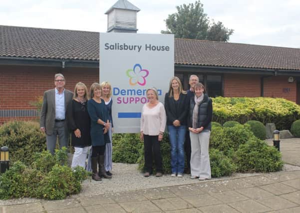 The Dementia Support team at Salisbury House, the charity's base in Tangmere