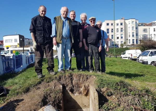 A first foray into an air raid shelter in Lancing has been made
