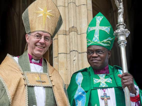Archbishops Justin Welby and John Sentamu