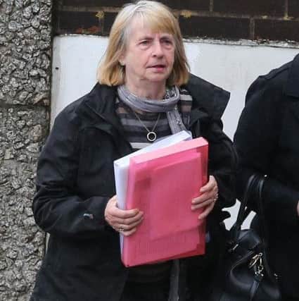 Christine Hurley outside Hove Crown Court. Picture: Eddie Mitchell