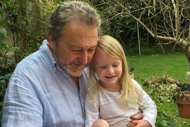 David with one of his granddaughters