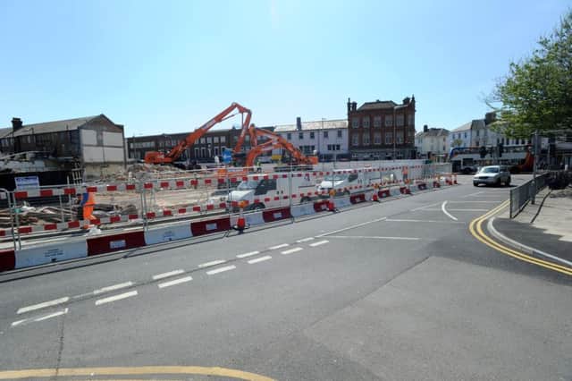 Demolition of Gildredge Pub area in Eastbourne (Photo by Jon Rigby)