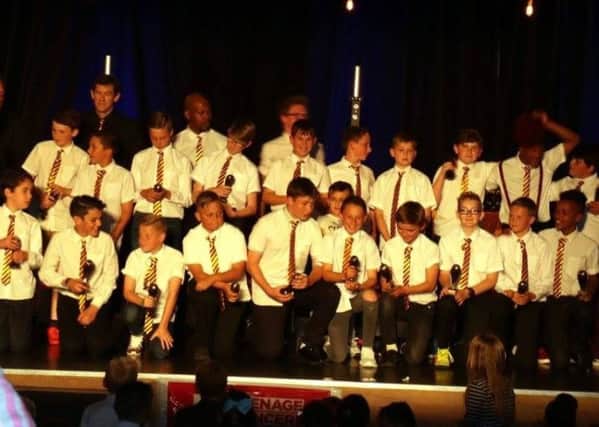 The players of the Littlehampton Town Youth Football Club at their awards ceremony. Picture: Paula Merridue