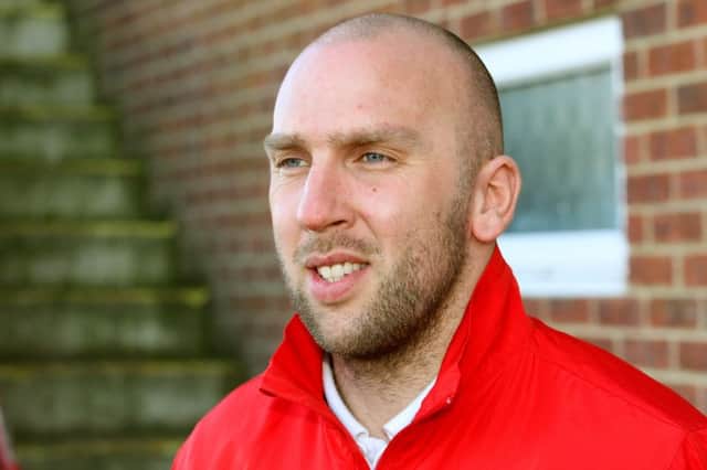 New Hastings United manager Adam Hinshelwood pictured during his time as boss of Worthing. Picture by Derek Martin