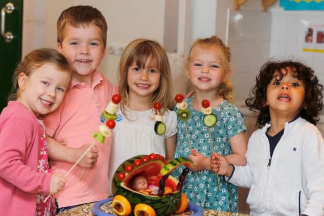 Children from Growing Up Green Nursery