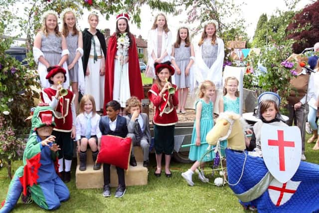 The key figures in the May Queen ceremony at Fernhurst Revels. Pictures: Derek Martin DM17524441a