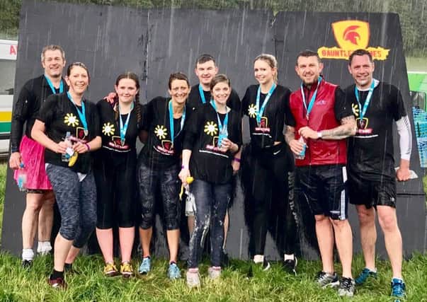 Southern Fire Alarms staff took part in the 5k obstacle course at the Gauntlet Games