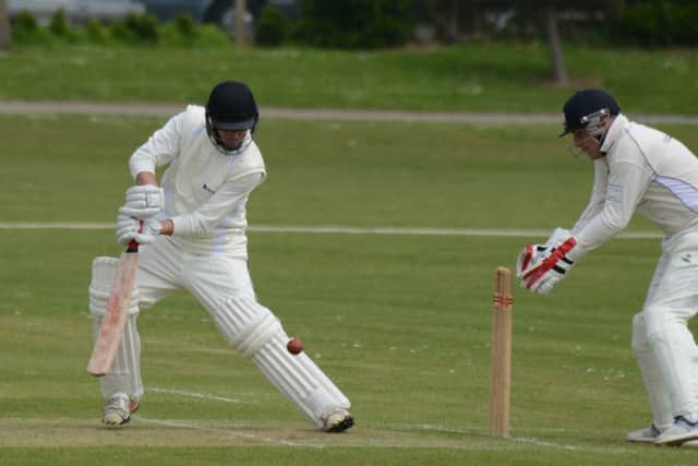 Tim Hambridge at the crease for Bexhill against Roffey.