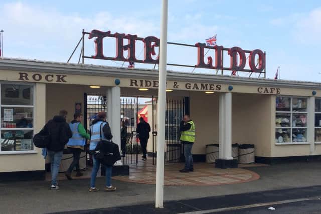 The Lido was closed for the day
