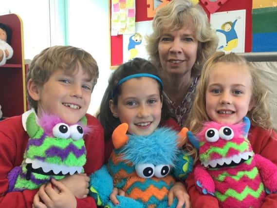 Children with the 'worry monsters'