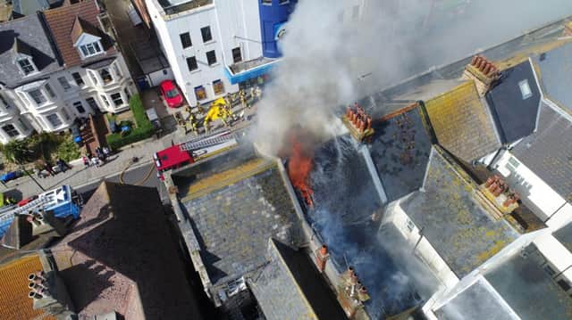 Rowlands Road fire. Picture by Eddie Mitchell. SUS-170520-171906001