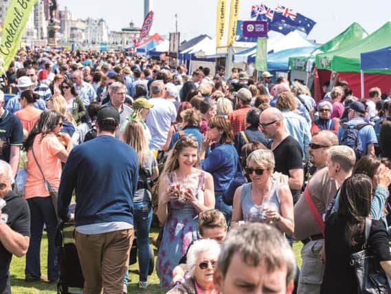 Sussex and the World Weekend on Hove Lawns (Photograph: Julia Claxton)