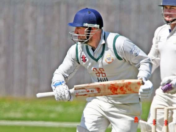 Ifield's Dan Smith in action during his innings of 46 during his side's 88-run win against Worthing.
Picture by Derek Martin (Ref: dm17524211a)