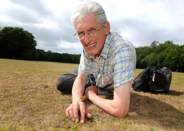 Dave Bangs is unhappy with the work being undertaken on Henfield Common due to the environmental impact. Pic Steve Robards SR1711465