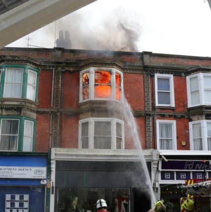 It took firefighters 11 hours to tackle the blaze. Picture: Eddie Mitchell