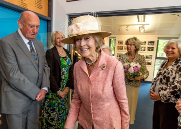 Princess Alexandra visiting Arundel Museum on Tuesday. Picture: Nigel Cull