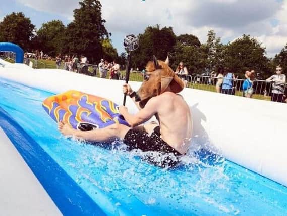The water slide is coming to Wild Park