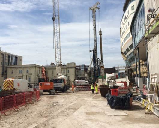 Piling works for the Stage 1 Building at the Royal Sussex County Hospital SUS-170525-130220001