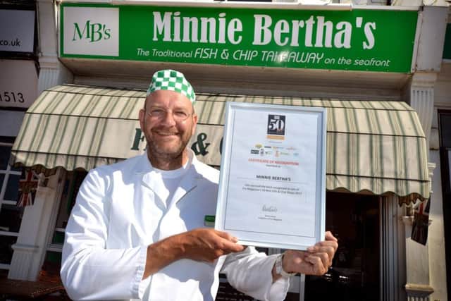 Paul Curtis, owner of Minnie Bertha's in Bexhill. SUS-170525-095929001