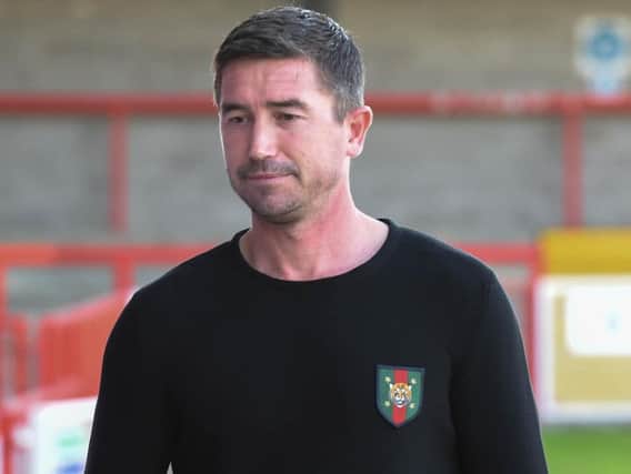 New Crawley Town head coach Harry Kewell at the Checkatrade Stadium before holding his first press conference.
Picture by Phil Westlake (PW Sporting Photography).