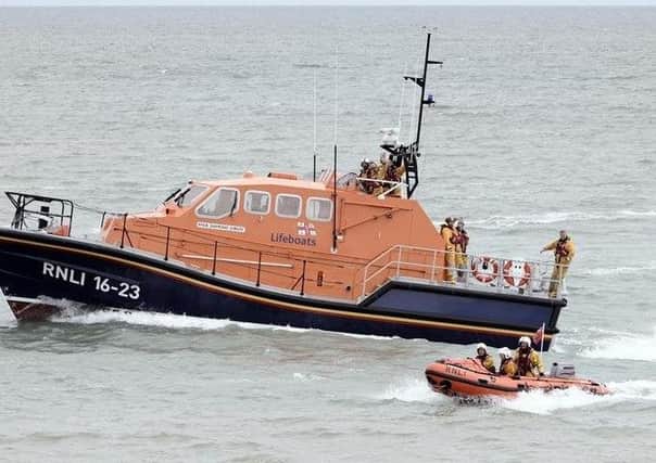Eastbourne RNLI was called but later found the yacht was able to travel under its own steam