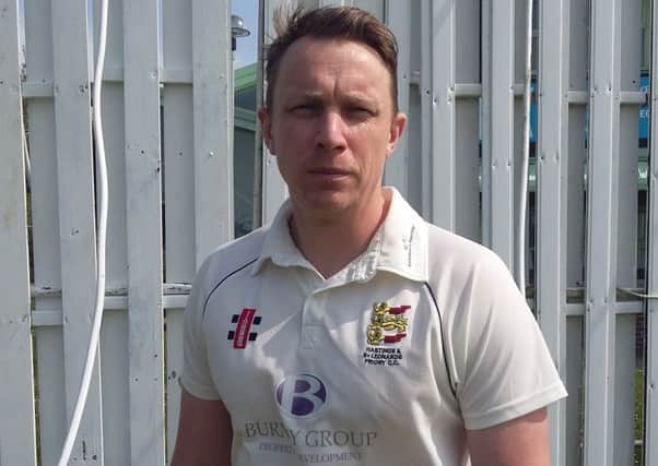 John Morgan picked up the final two wickets with the ball after a late cameo with the bat as Hastings Priory edged out Cuckfield.