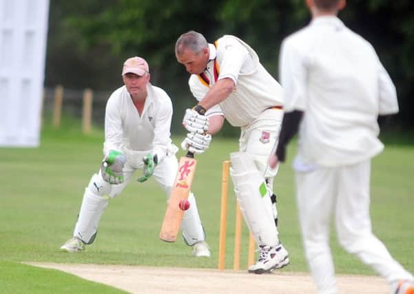 David Hsmilton-Fox hits out for Midhurst / Picture by Kate Shemilt