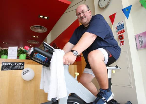 Simon Bashford starts a marathon of different sports for charity.  Picture: Derek Martin
